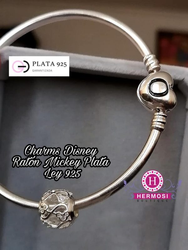 Charms Disney (Mickey Mouse) - Plata Ley 925