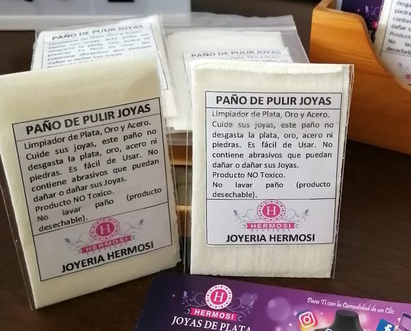 Paños Para Limpiar y Pulir Joyas (Plata y Oro)