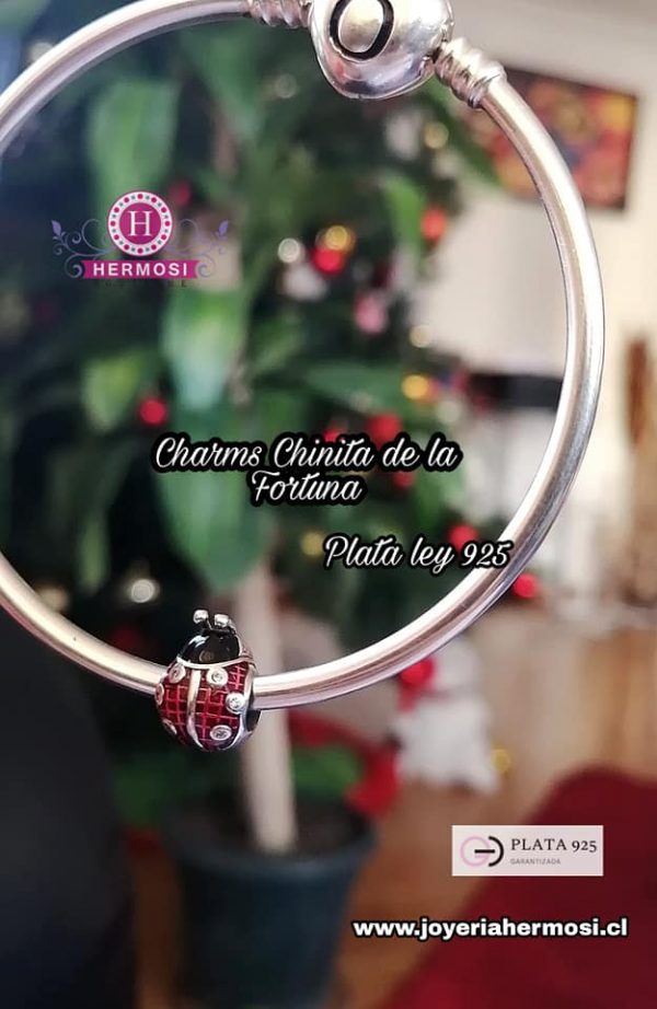 Charms Chinita de la Fortuna - Plata Ley 925