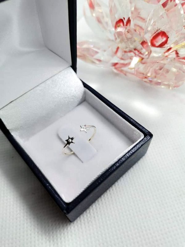 Anillo Estrellas Midi  - Plata Ley 925 - Imagen 2