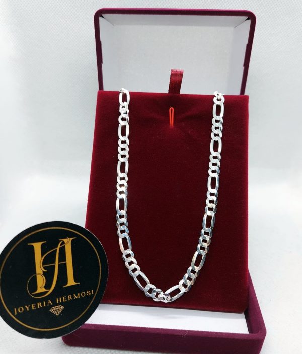 Cadena Hombre CARTIER Plata Ley 925 – 50 cm 5,8 mm Ancho - Grosor 1,3mm. - Imagen 4