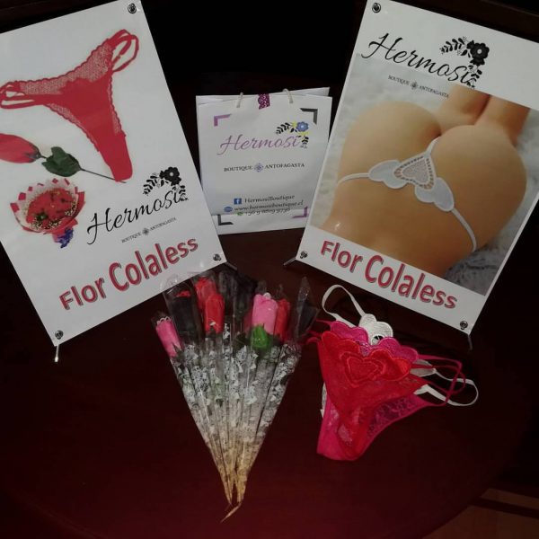 Packs de 5 Colaless Sexy Corazones colores variados. - Imagen 3